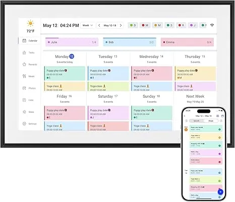 BQQJDD 15.6 Inch Digital Calendar & Chore Chart Review: Buyer’s Guide 2 BQQJDD 15.6 Inch