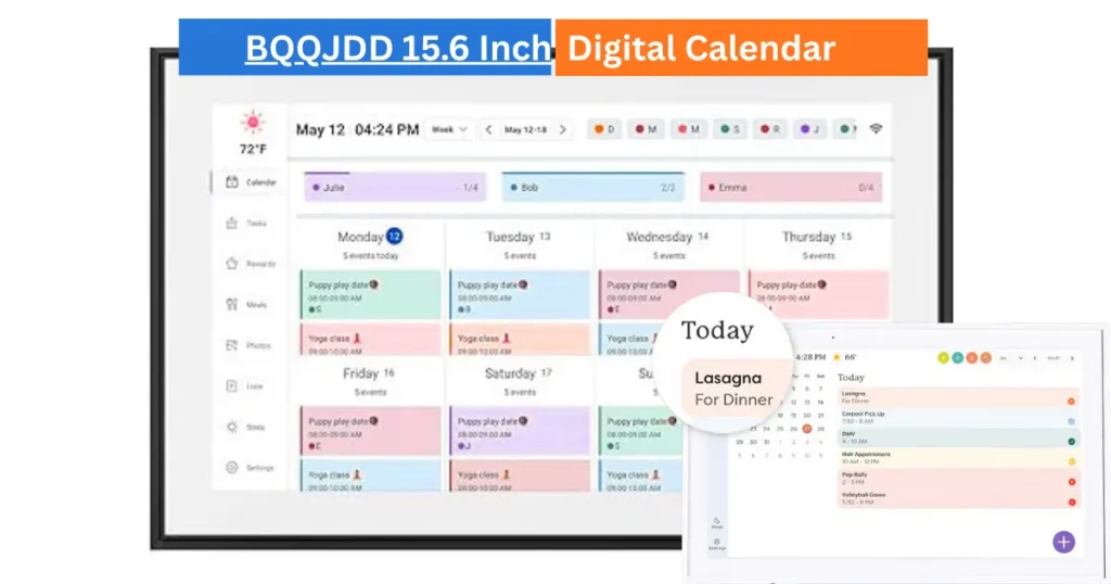 BQQJDD 15.6 Inch Digital Calendar & Chore Chart Review: Buyer’s Guide 4 BQQJDD 15.6 Inch