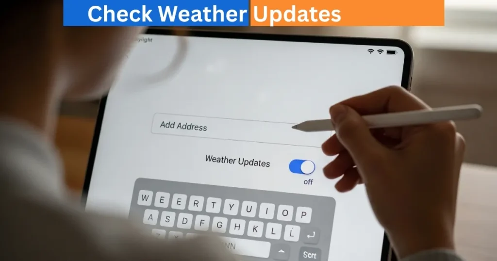Check Weather Updates