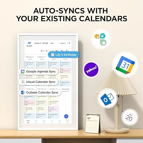 Best Digital Calendars 2025 – Organize Your Life, Home & Work Easily 21 DASFIWO 15.6 inch