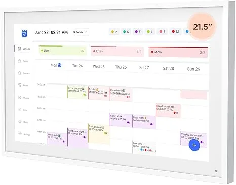 Best Digital Calendars 2025 – Organize Your Life, Home & Work Easily 22 DASFIWO 21.5 Inch