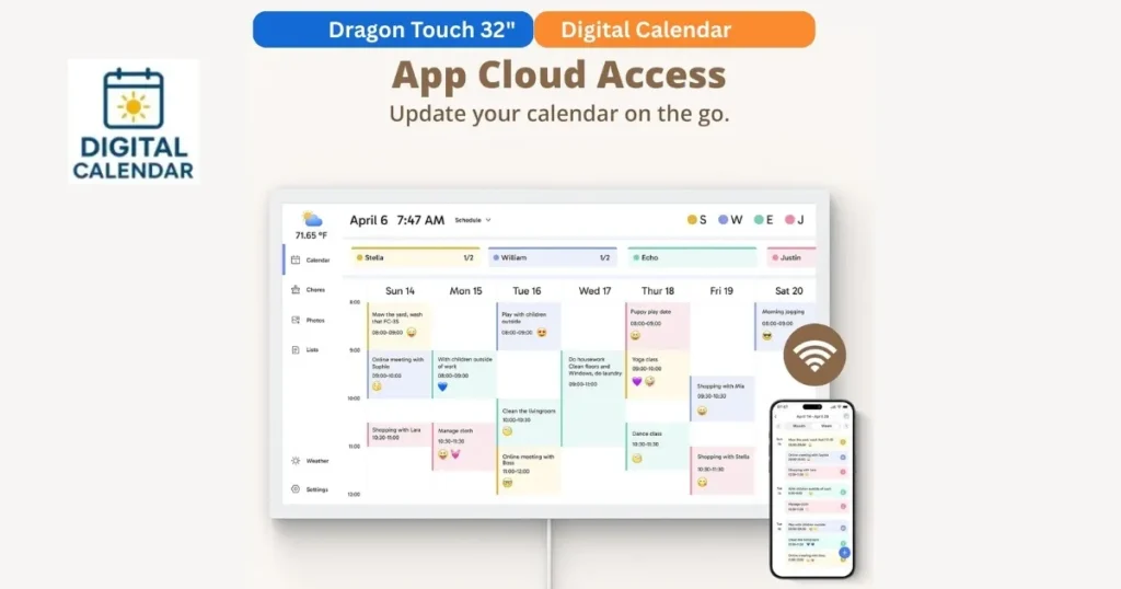 Dragon Touch 32 Inch Digital Calendar – Best Review 2025 10 Dragon Touch 32 inch calender