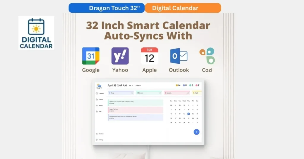 Dragon Touch 32 Inch Digital Calendar – Best Review 2025 5 Dragon Touch 32 inch