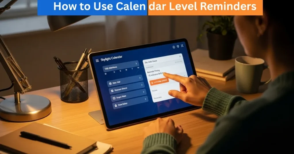 How to Use Calendar Level Reminders in your Skylight Calendar? 2 Calendar Level Reminders