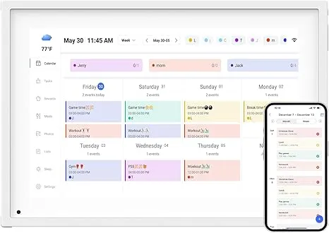 Best Digital Calendars 2025 – Organize Your Life, Home & Work Easily 8 moonka 10.1 inch