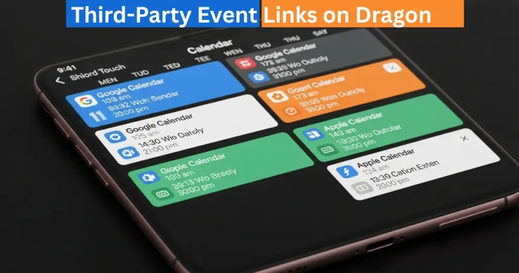 Third Party Event Links on Dragon