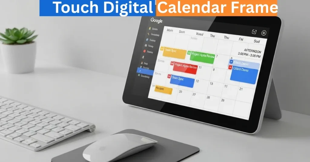 Touch Digital Calendar Frame