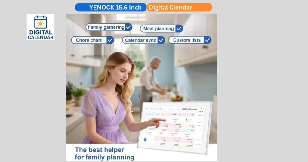 YENOCK 15.6 Inch calenadr