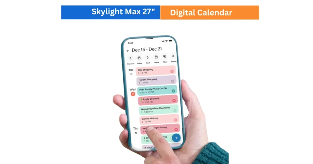 Skylight calendar max 27 inch