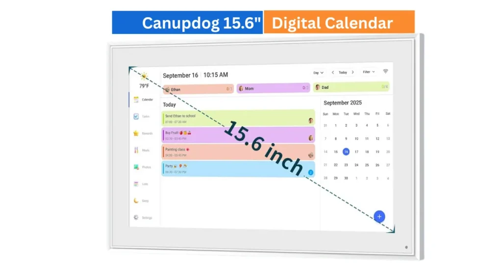 Canupdog 15.6-Inch Digital Calendar Review – Smart Family Organizer 5 Canupdog 15.6-Inch