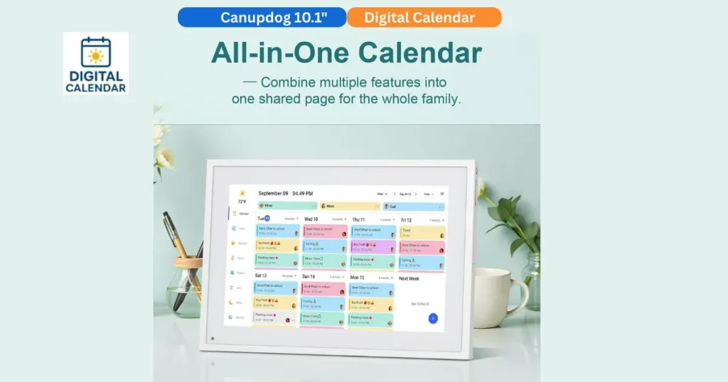 Canupdog 10.1 Inch calendar