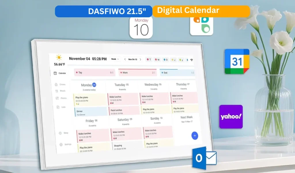 DASFIWO 21.5 Inch Smart Digital Calendar Review - Buyer's Guide 5 DASFIWO 21.5 Inch