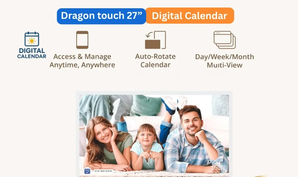 Dragon touch 27 Inch Digital Calendar