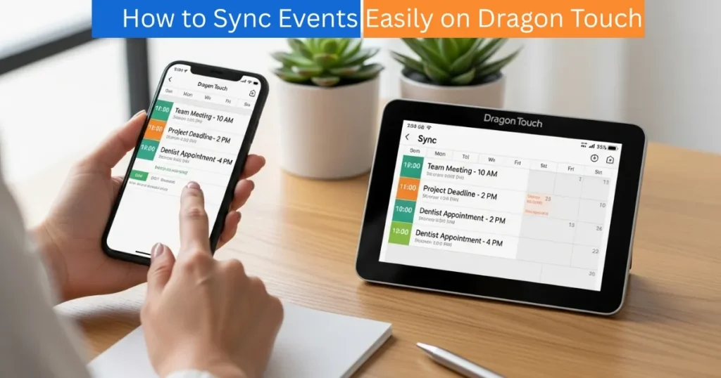 How to Sync Events Easily on Dragon Touch