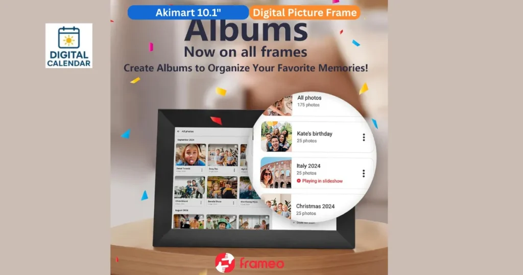 Akimart 10.1 Inch Digital Photo Frames