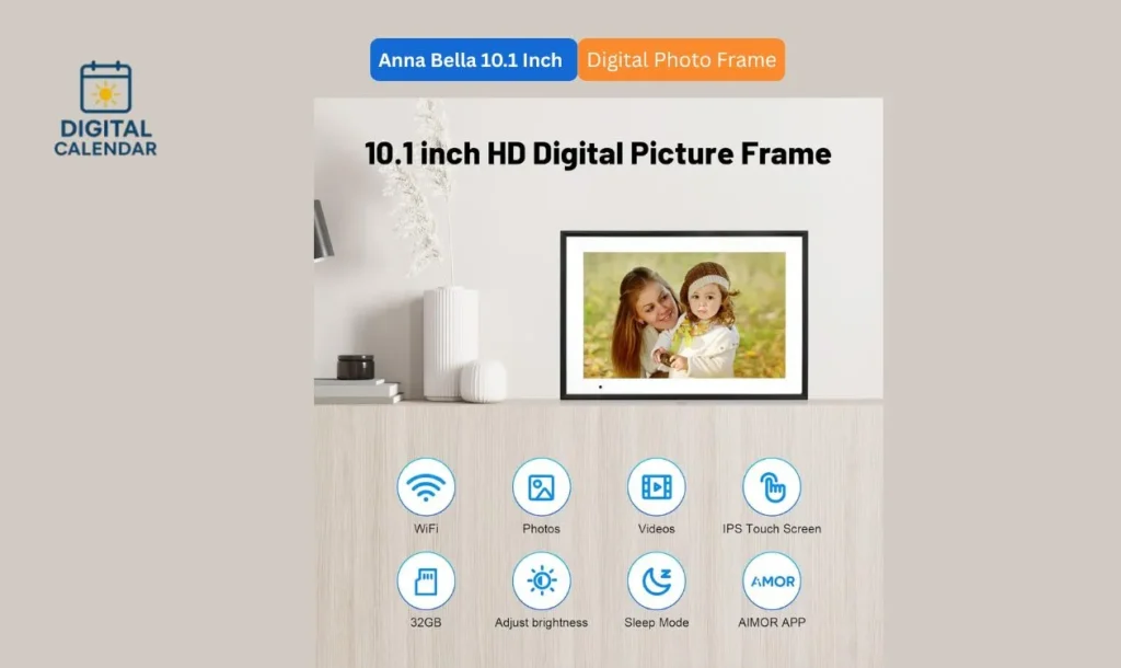 Anna Bella 10.1 Inch WiFi Digital Picture Frame