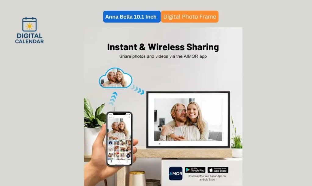 Anna Bella 10.1 Inch WiFi Digital Picture Frame