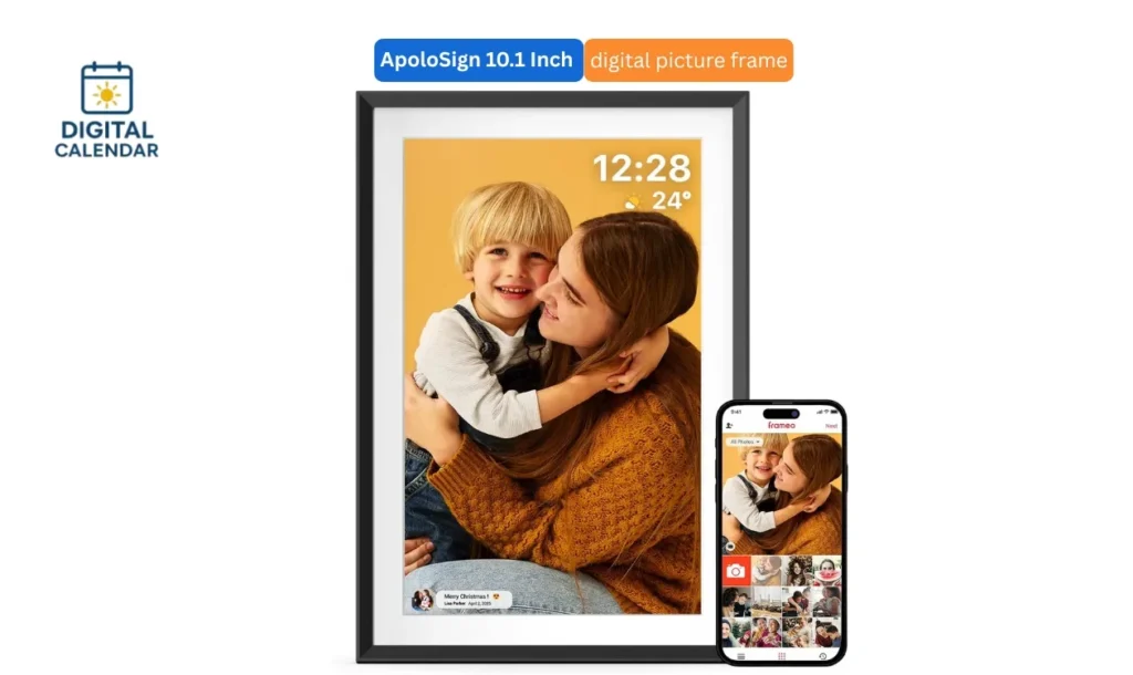 ApoloSign 10.1 inch digital picture frame