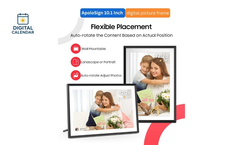 ApoloSign 10.1 inch digital picture frame