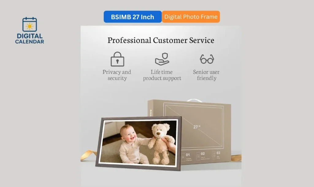 BSIMB 27-Inch Large Digital Picture Frame