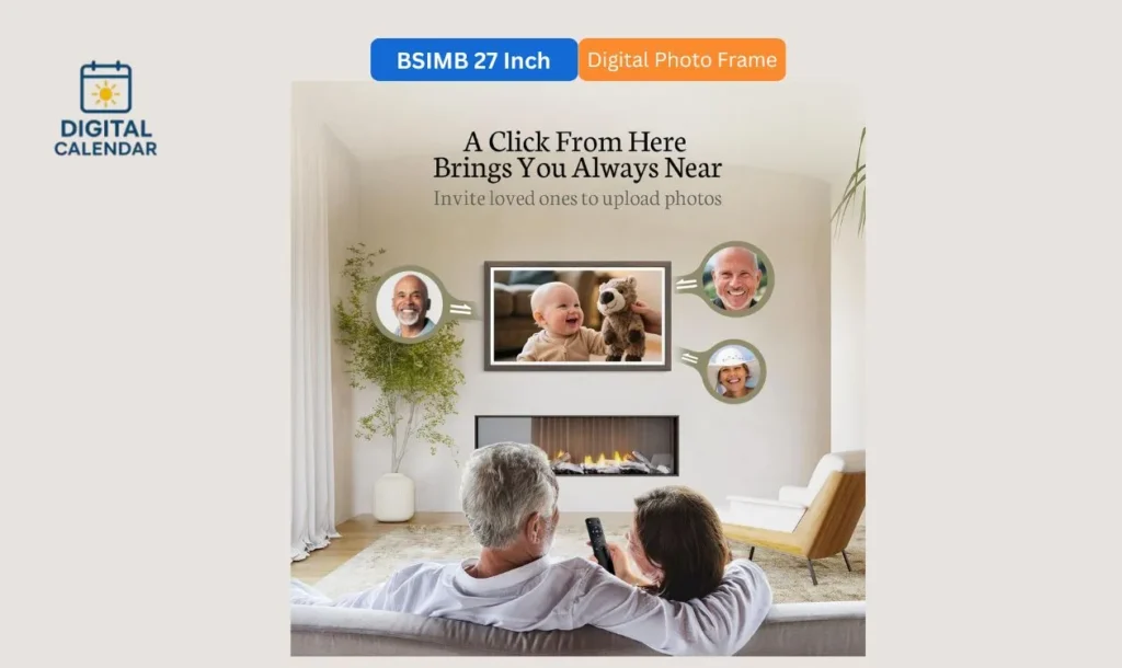 BSIMB 27-Inch Large Digital Picture Frame