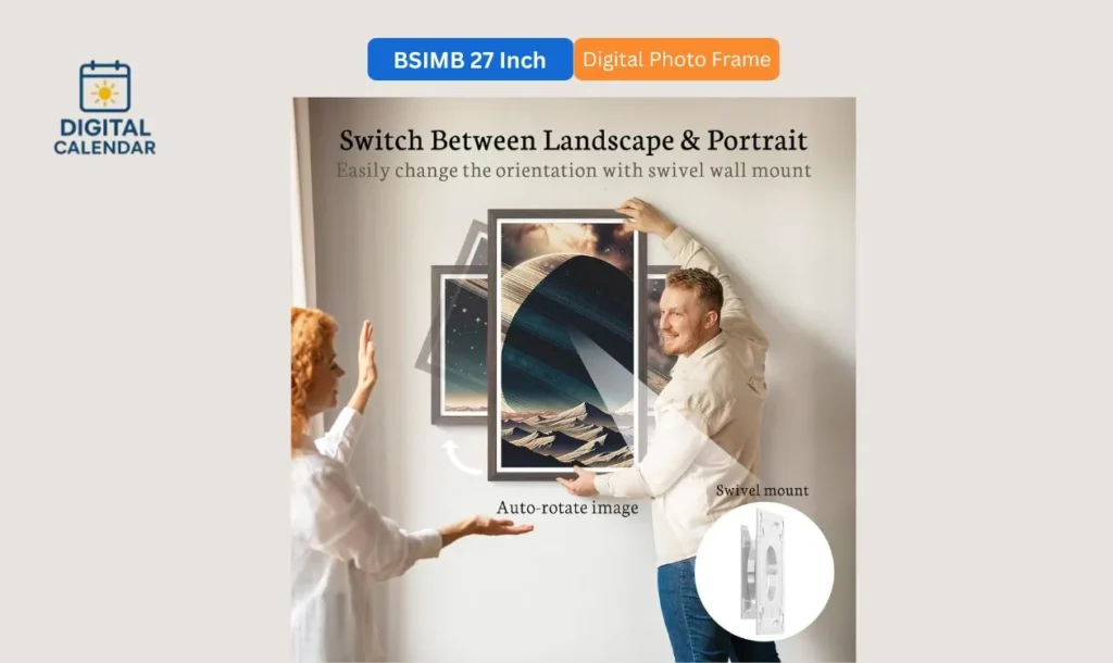 BSIMB 27-Inch Large Digital Picture Frame