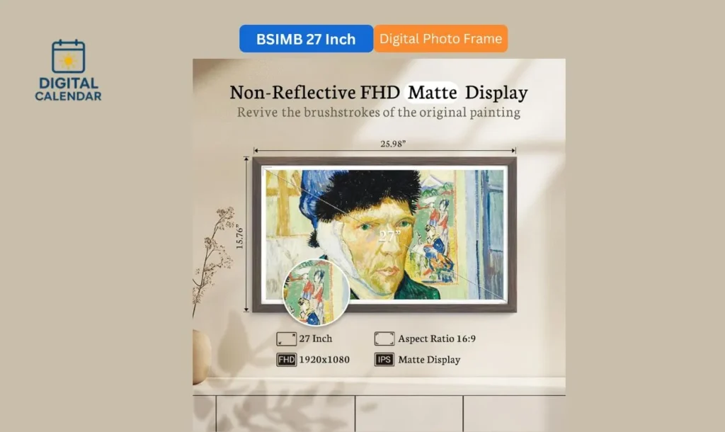 BSIMB 27-Inch Large Digital Picture Frame