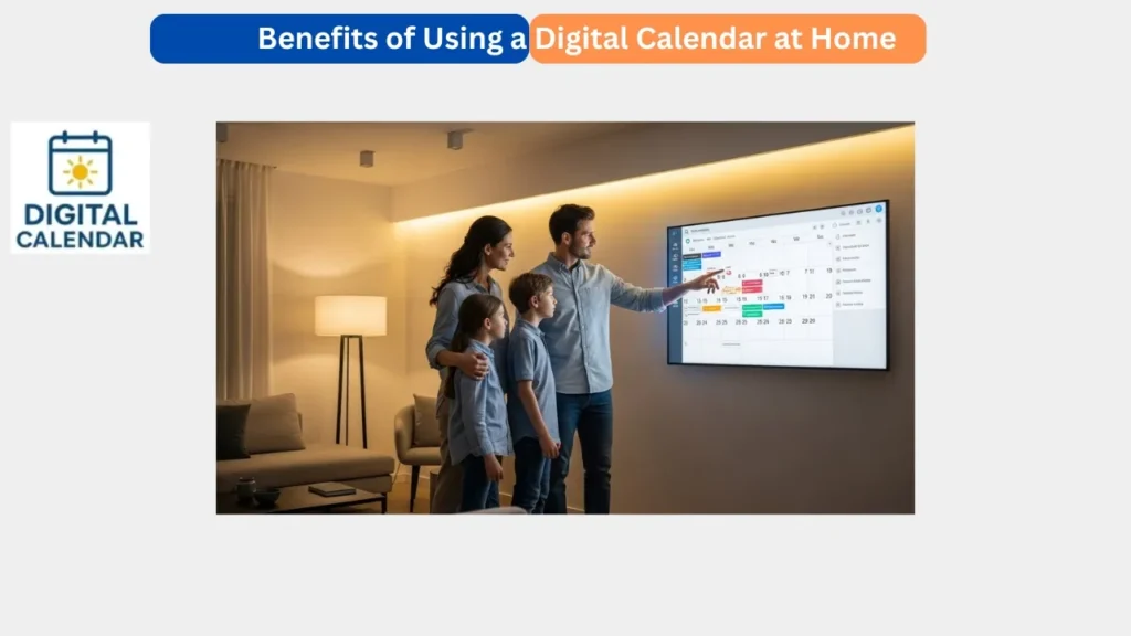 Benefits of Using a Digital Calendar at Home