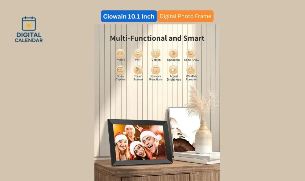 Ciowain 10.1 Inch Digital Picture Frame