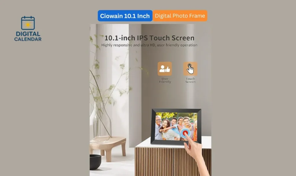 Ciowain 10.1 Inch Frameo Digital Frame