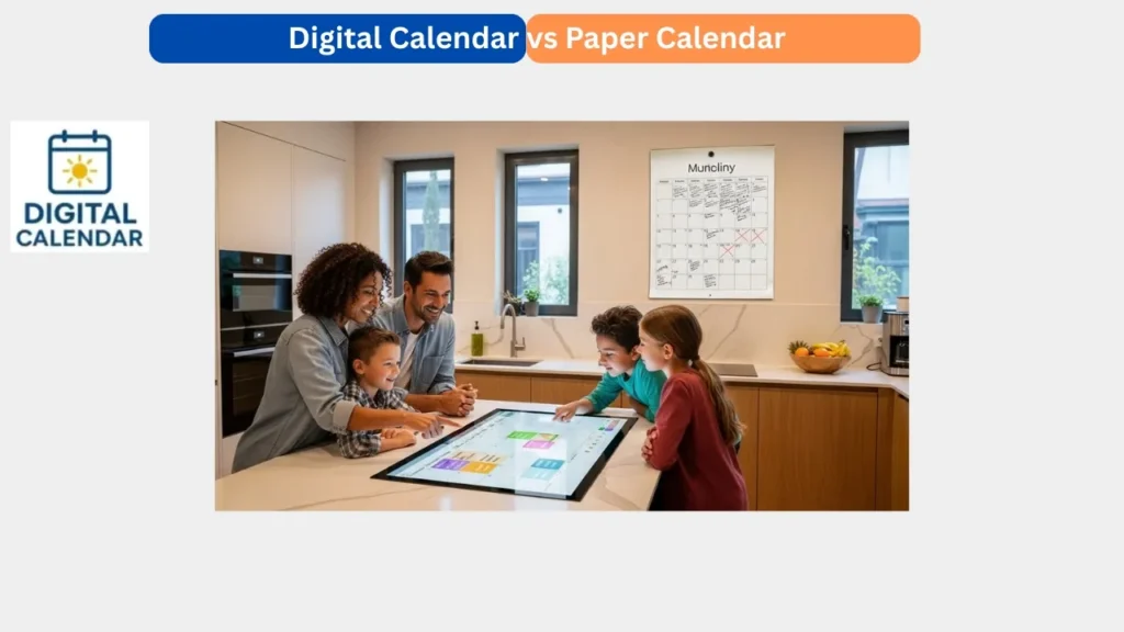 Digital Calendar vs Paper Calendar