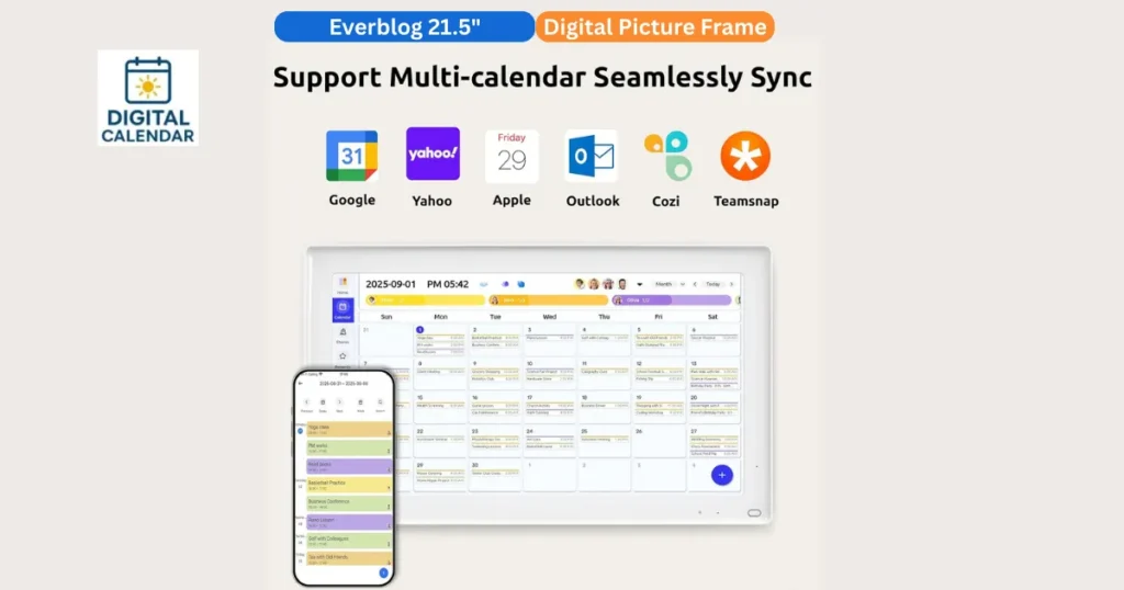 Everblog 21.5 inch Digital Calendar – Full Personal Review 5 Everblog 21.5" Digital Calendar