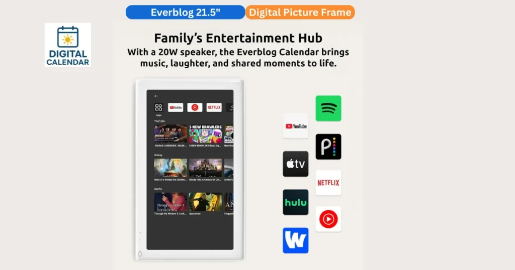 Everblog 21.5 inch Digital Calendar – Full Personal Review 4 Everblog 21.5 inch Digital Calendar