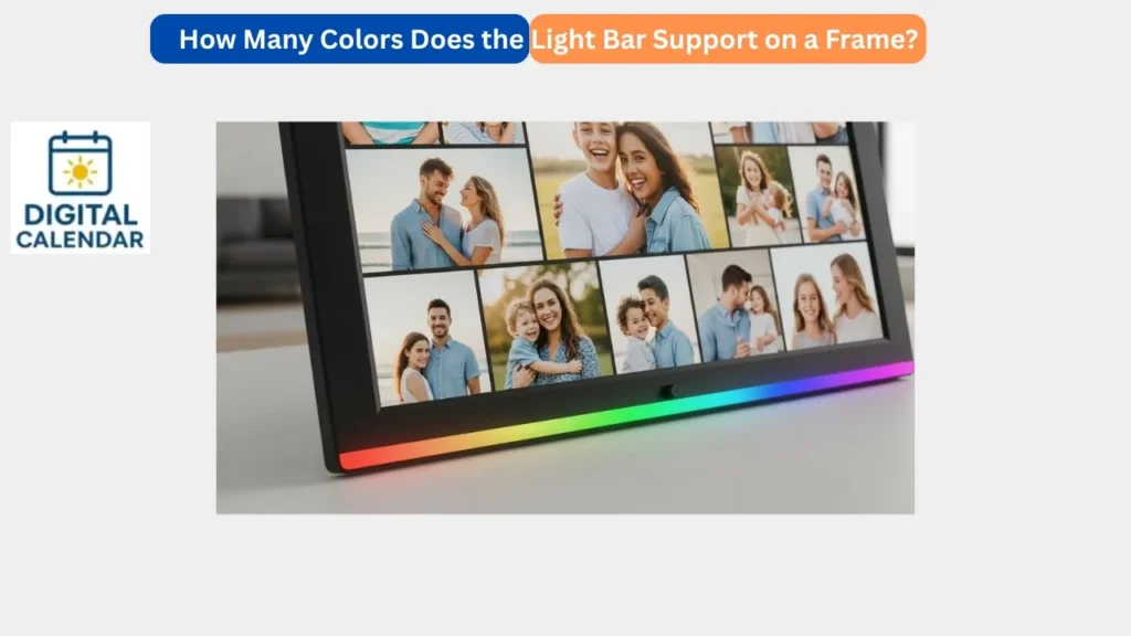 How Many Colors Does the Light Bar Support on a Frame