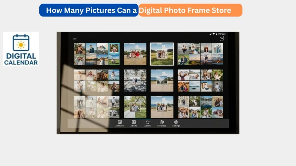 How Many Pictures Can a Digital Photo Frame Store