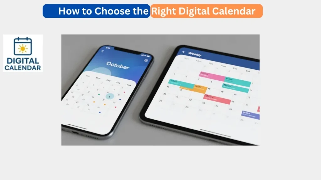 How to Choose the Right Digital Calendar