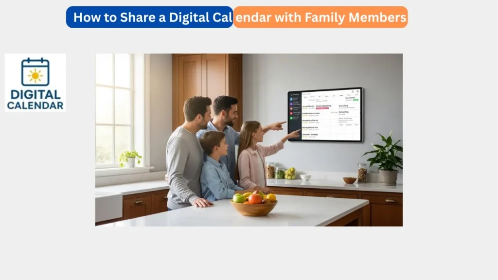 How to Share a Digital Calendar with Family Members