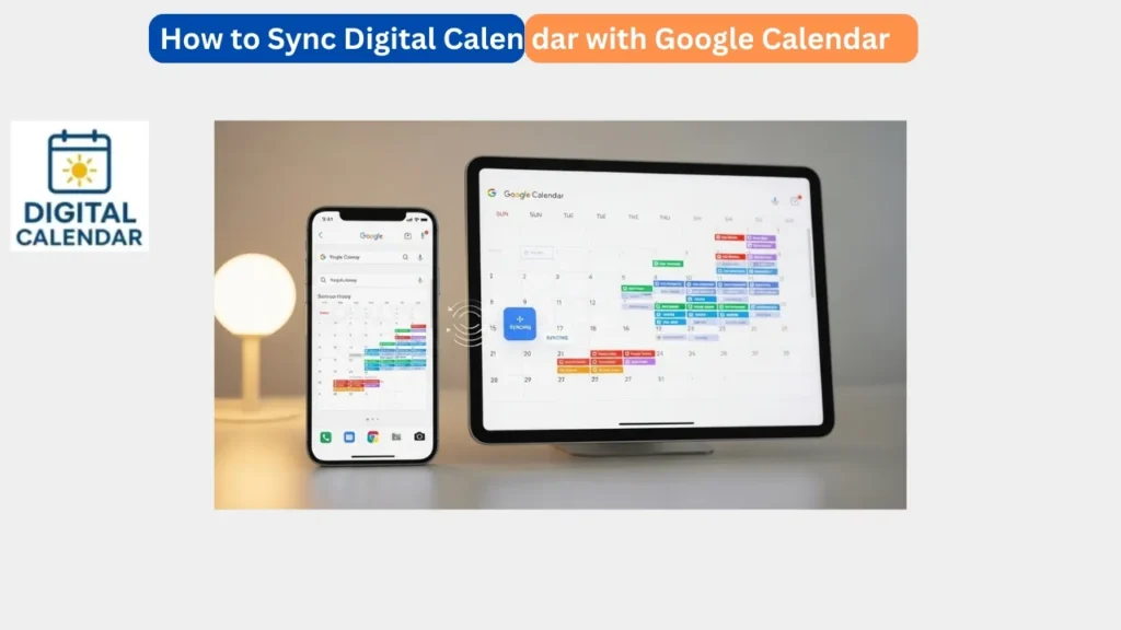 How to Sync Digital Calendar with Google Calendar