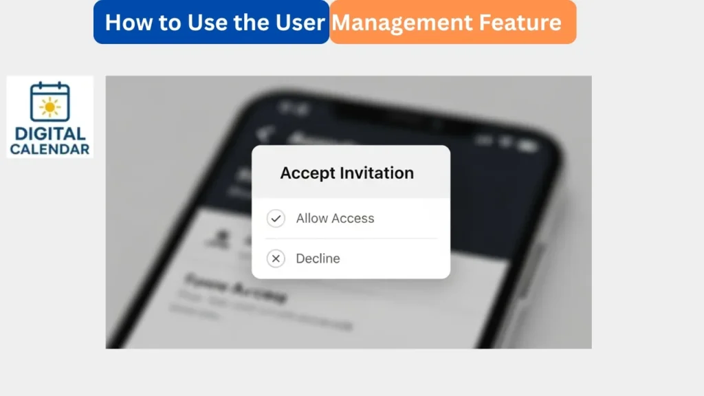 How to Use the User Management Feature