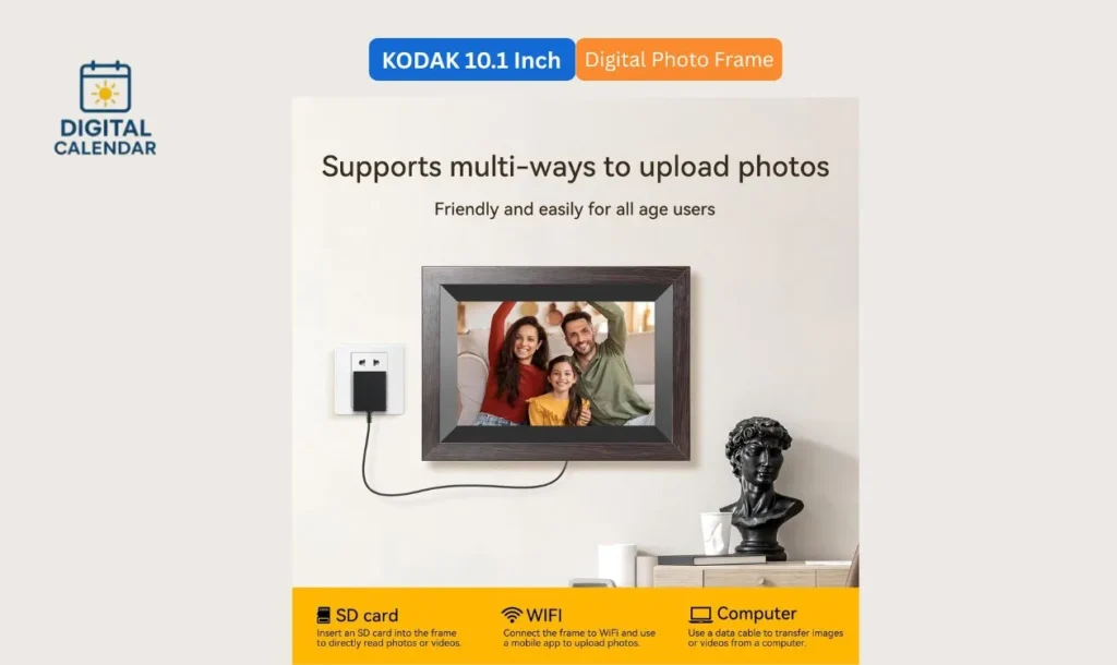 KODAK 10.1-Inch Wi-Fi Digital Picture Frame