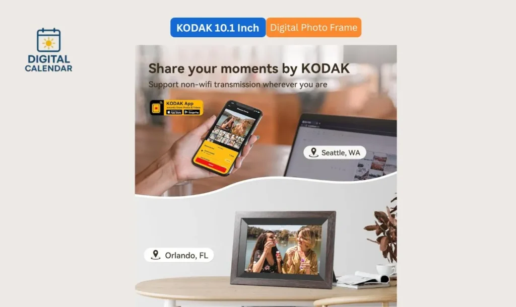 KODAK 10.1-Inch Wi-Fi Digital Picture Frame