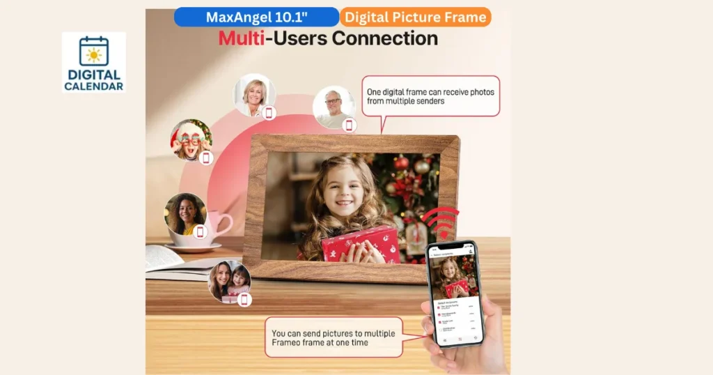 MaxAngel 10.1 Inch Wi-Fi Digital Picture Frame 15 MaxAngel 10.1"