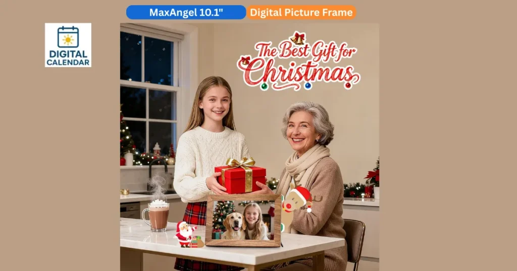 MaxAngel 10.1 Inch Wi-Fi Digital Picture Frame 10 MaxAngel 10.1 inch gift