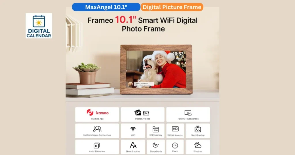 MaxAngel 10.1 Inch Wi-Fi Digital Picture Frame 11 MaxAngel 10.1 inchs