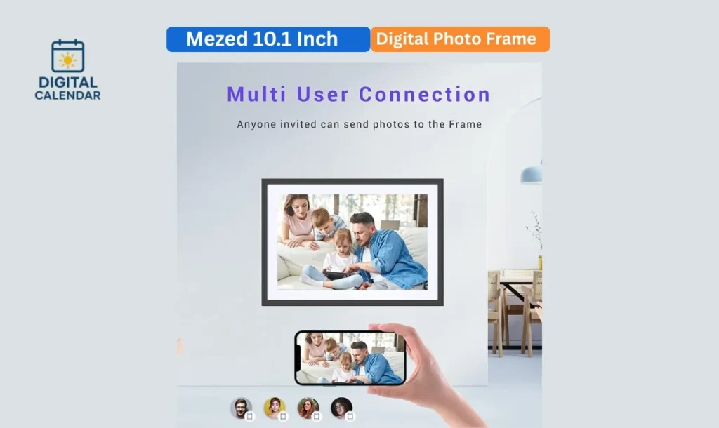 Mezed 10.1 Inch Digital Photo Frame