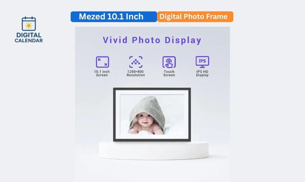 Mezed 10.1 Inch Digital Photo Frame