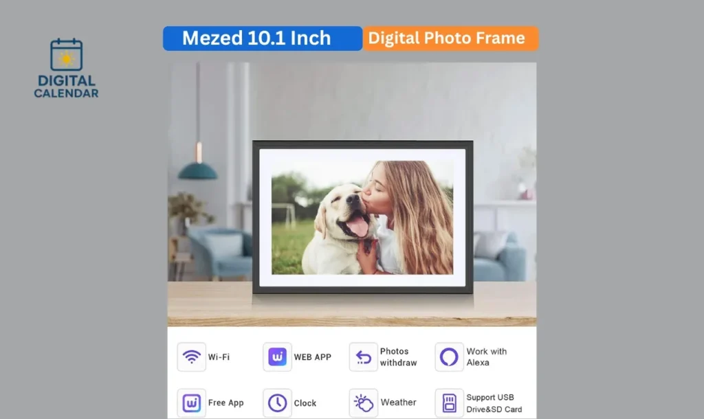 Mezed 10.1 Inch Digital Photo Frame