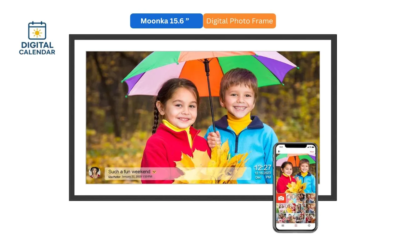 Moonka SSAWIFIFRAME 15.6 Inch Digital Pictures Frame Review 2 Moonka 15.6 Picture Frame