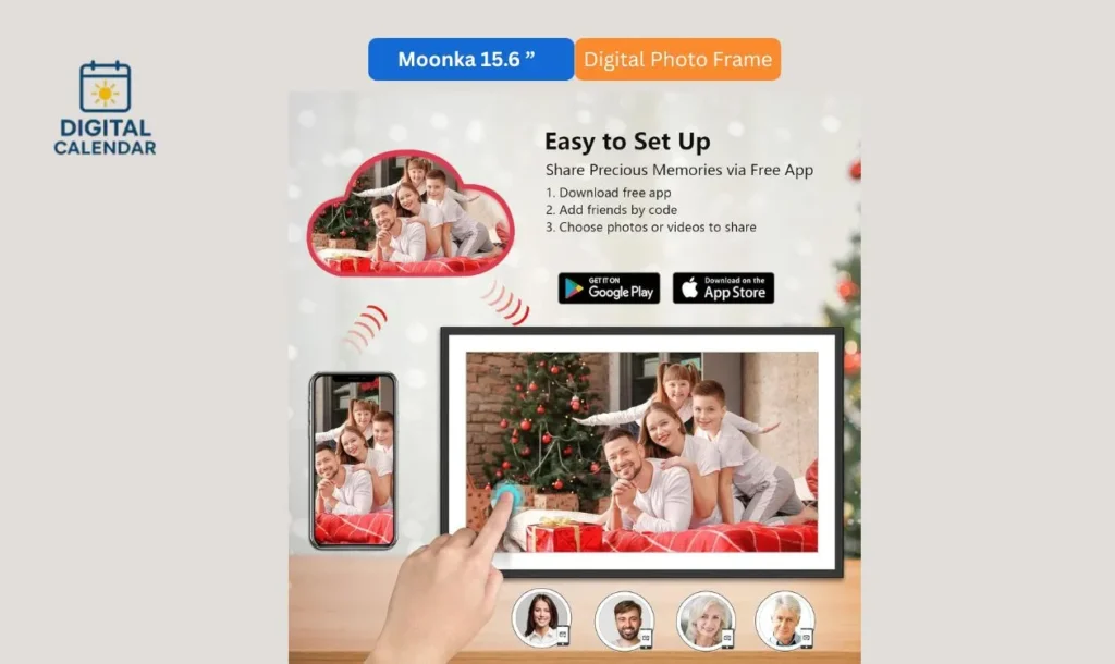 Moonka SSAWIFIFRAME 15.6 Inch Digital Pictures Frame Review 6 Moonka 15.6 Picture Frame