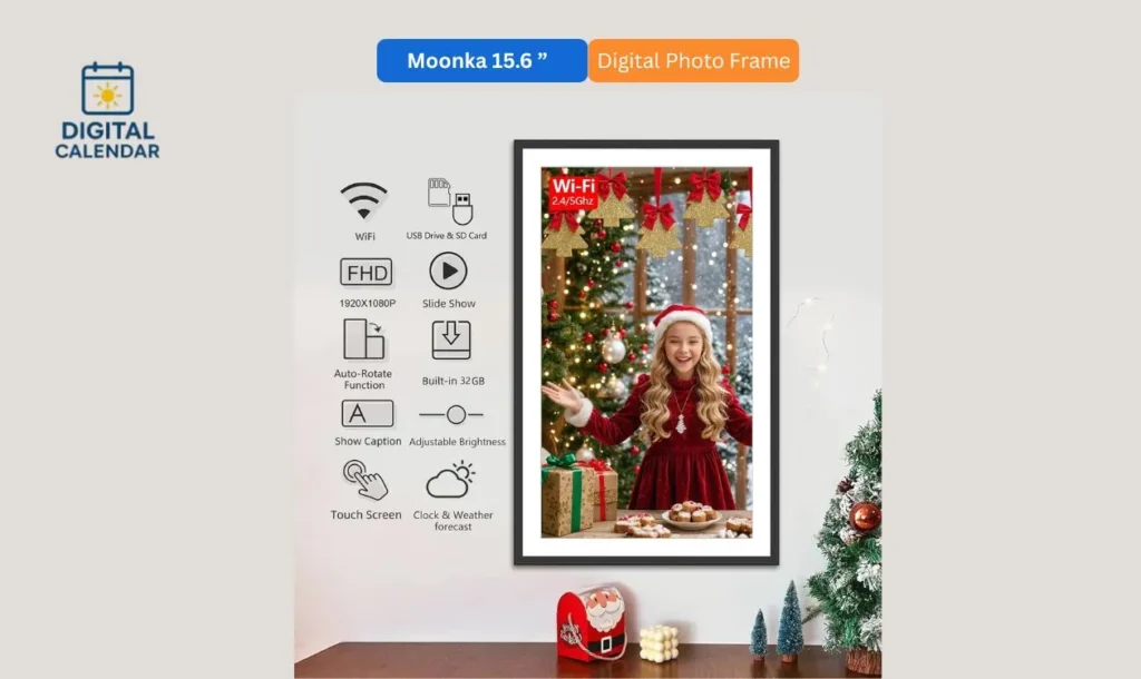 Moonka SSAWIFIFRAME 15.6 Inch Digital Pictures Frame Review 5 Moonka 15.6 Picture Frame